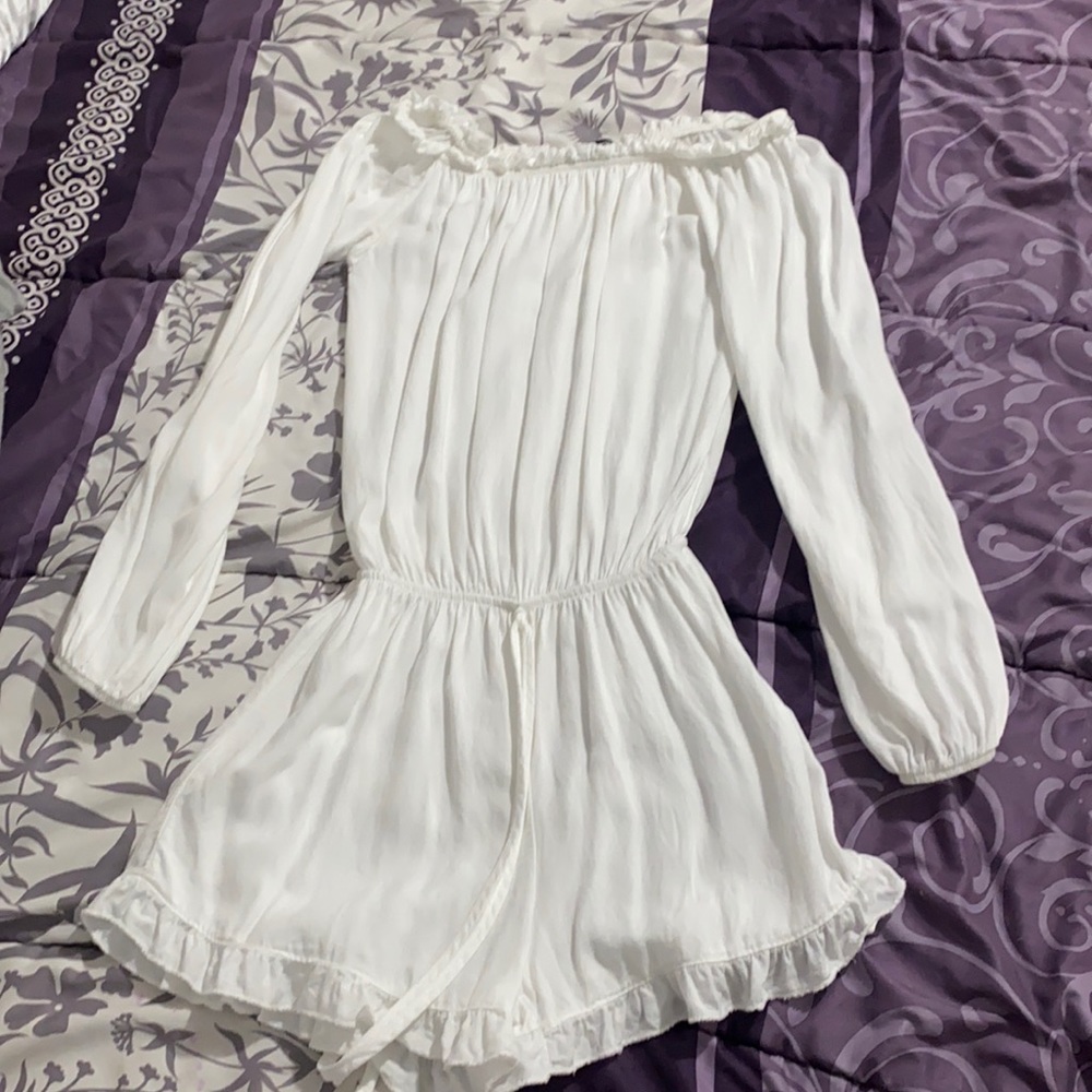 White brandy romper